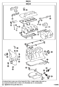 0411175854-GASKET KIT, ENGINE OVERHAUL