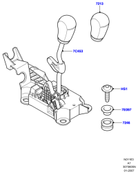 5M5R7217AA-Knob-shift lever