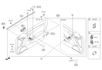 826102M520K5-HANDLE ASSY-DR I/S LH