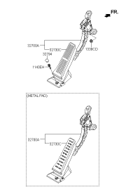 327003X100-PEDAL ASSY-ACCELERATOR