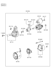 3610026000-STARTER12V 13T 1.4KWTOY CAMRY 4 CYL