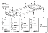 5220135100-CUSHIION SUB-ASSY, CAB MOUNTING, NO.1 UPPER