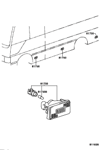 817500S010-Lamp assy, rear marker, rh