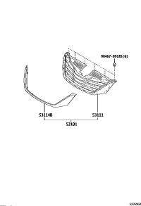5310108010-GRILLE SUB-ASSY