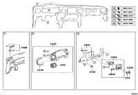 5540804120C0-PANEL SUB-ASSY, INSTRUMENT PANEL SPEAKER, NO.1