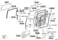 6275008061-GLASS SUB-ASSY, REAR DOOR, RH