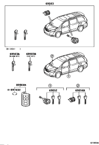 6951508020-KEY, MASTER