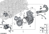 11518054857-COOLANT PUMP WITH SUPPORT