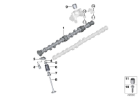 11318053395-CAMSHAFT,EXHAUST