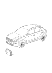 L2Q0907561G-Control unit, with software, for clearance control unit & radar sensor