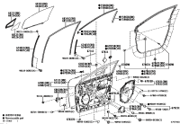 6700148160-PANEL SUB-ASSY, FRONT DOOR, RH
