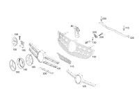 2538882100-Bracket, radiator grille