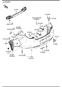 GV7D50251-BRACKET(R),RR.BUMPER