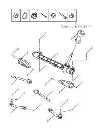 4036004200-Tie rod assy-p/w