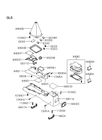 846902D000SO-Cover assy-parking brake lever