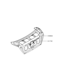 9190008020-WIRING ASSY-TRUNK LID