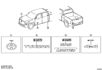 90975A2005-EMBLEM, RADIATOR GRILLE (OR FRONT PANEL)