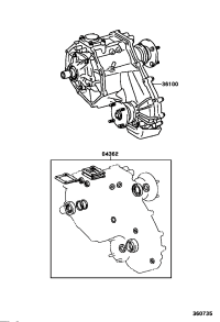 0436260780-GASKET KIT, TRANSFER OVERHAUL