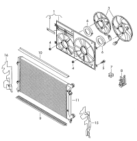 1K8121283A-PORSCHE CAYENNEAIR DUCT CENTRE