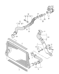 3AA145805C-INTERCOOLER -W204/W212