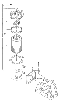 1K0127434A-OIL FILTER ELMT-TOUAREG