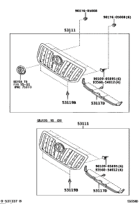 5310160310-GRILLE RADIATOR