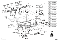 5540160916C0-PAD SUB-ASSY, INSTRUMENT PANEL SAFETY