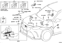 533360E040-BRACKET, HOOD STAY, RH