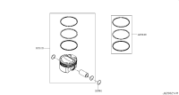 A203300Q0E-RING SET-PISTON