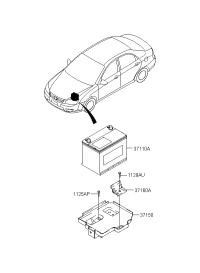 371502D000-TRAY ASSY-BATTERY