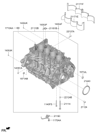 211102J312-BLOCK SUB ASSY-CYLINDER