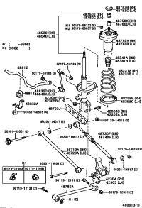 4853039395-ABSORBER ASSY, SHOCK, REAR RH