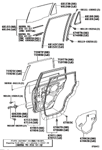 670030R050-PANEL SUB-ASSY, REAR DOOR, RH