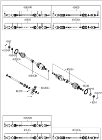 495000R010-JOINT ASSY-CV LH