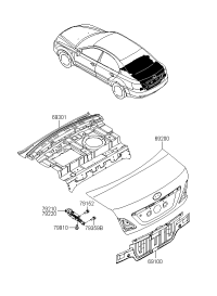 691003K000-PANEL ASSY-BACK