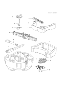 26690647-Unable to drive vehicle warning reflector comp. (27X89X440)