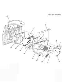 25970546-Door lock & side window switch (16 piece) (silver)