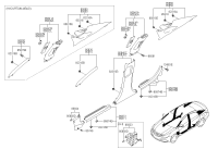 858204Q000TX-TRIM ASSY-FR PILLAR RH