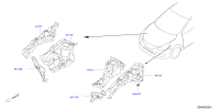 F41203DBMA-HOUSING ASSY-FRONT STRUT,RH