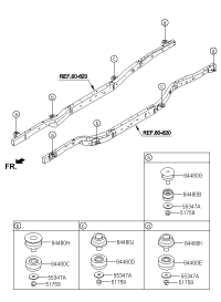 631202J000-RUBBER ASSY-BODY MTG NO.3 UPR