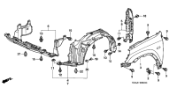 74100S9A000-FENDER ASSY R,FR