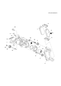 13300861-Kit, rr. caliper