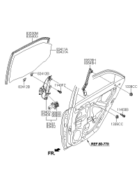 8241222000-GRIP ASSY-FR DR GLASS