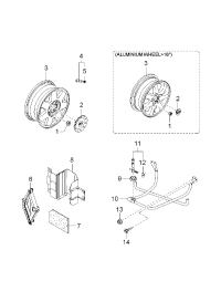 K9965C16050-WHEEL ASSY-ALUMINIUM