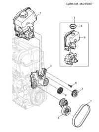 9070734-Pump, p/s (incl. 8,9)