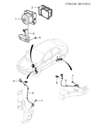 93735618-Package, electrical brake control module repair (inc.2)