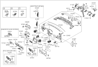 847100M100FZ-CRASH PAD ASSY-MAIN