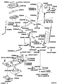 3350260220-PLATE SUB-ASSY, SHIFT LEVER