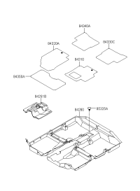 842600M150XU-CARPET ASSY-FLOOR