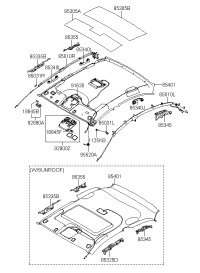 853401E100XU-HANDLEASSYROOFASSISTRR,LH
